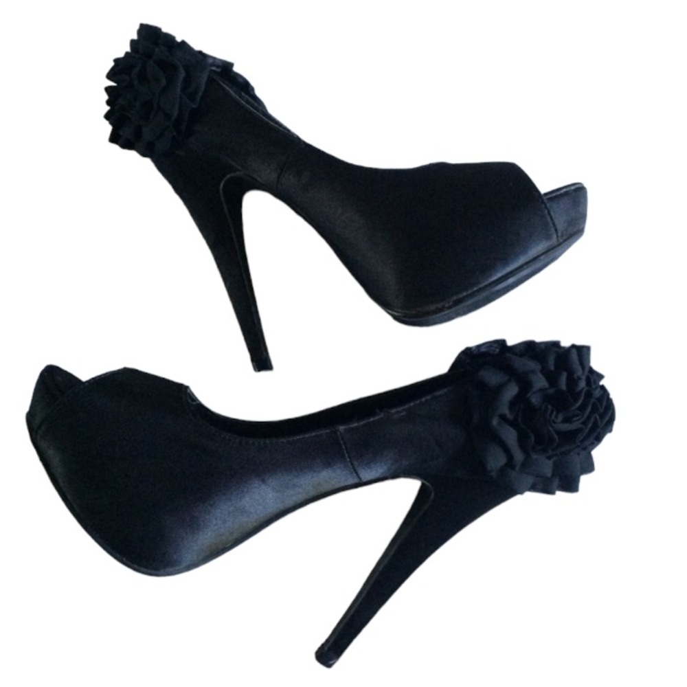 Cupid platform stilettos ruffle 7